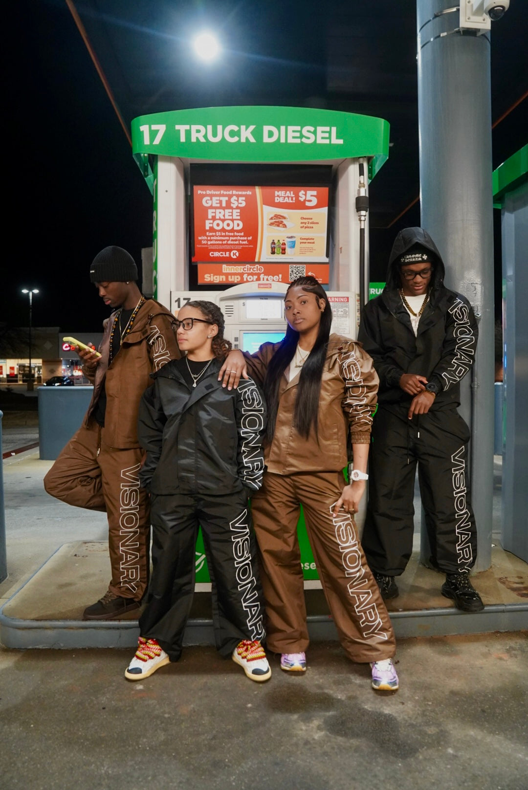 Visionary Spellout Embroidered Tracksuit